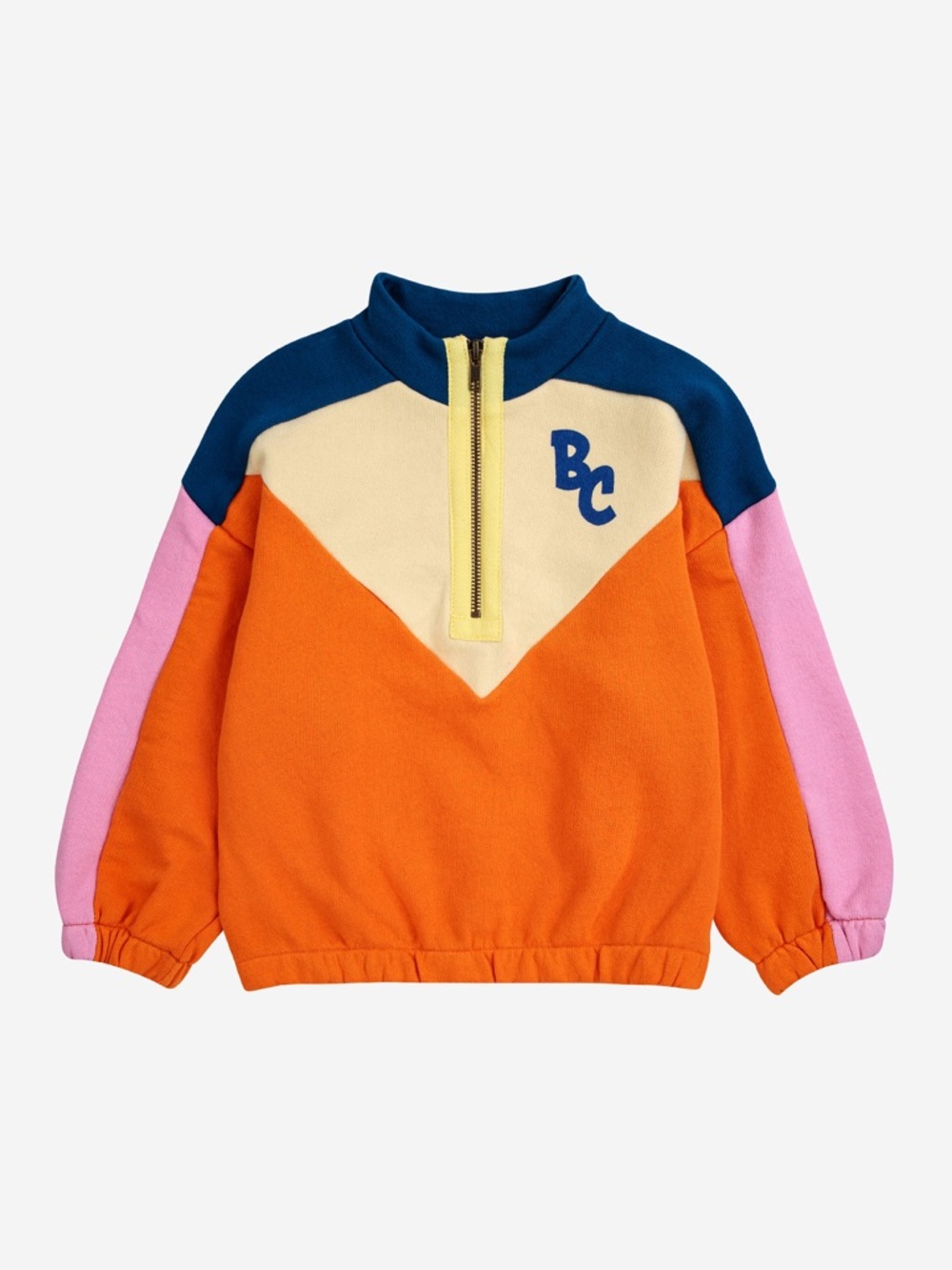Bobo Choses Multicolor BC Color Block Zipped Sweatshirt 2-3Y 98cm Retro